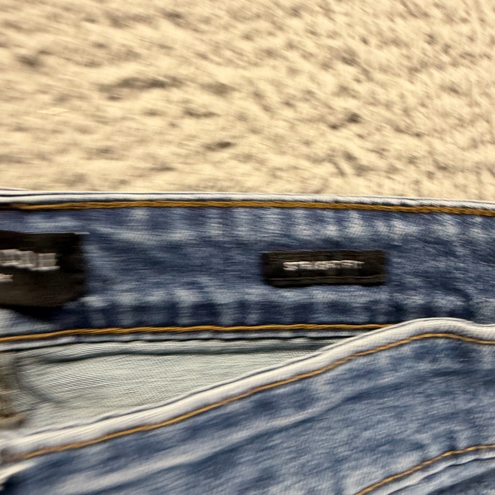 Kenneth Cole Jeans Men's 32x32 Blue Cotton Denim Straight Faded Stretch Workwear - Picture 3 of 13